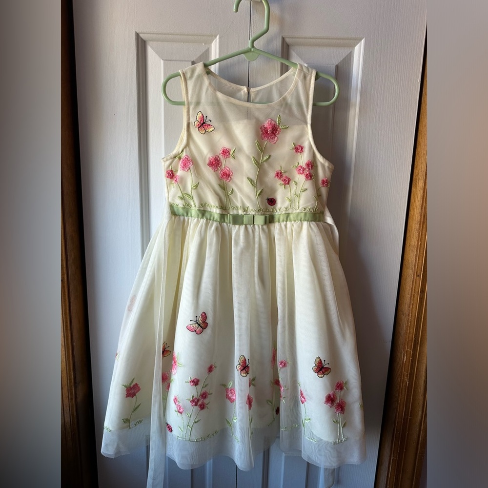 Jona Mitchell flowered Easter dress size 5
